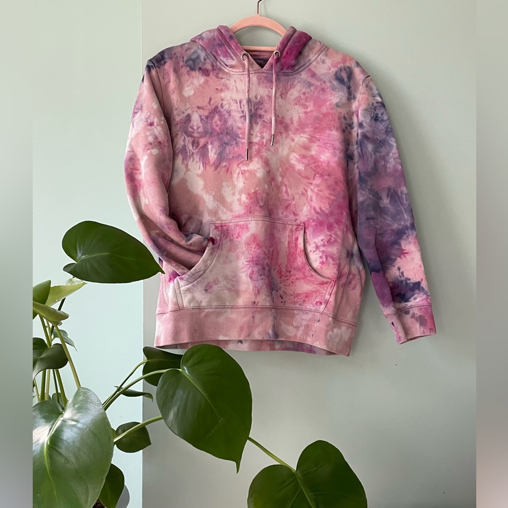 Organic Cotton Fleece Rose Quartz Hoodie & Sweatpants Set